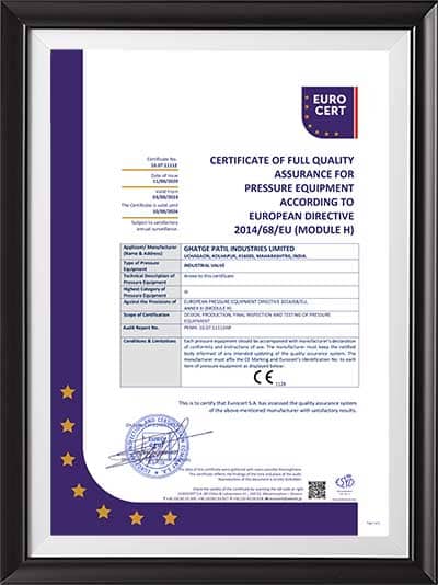 CE Certificate